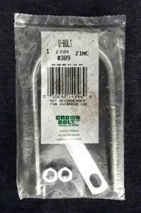 Crown Bolt Inc. U-Bolt Zinc-Plated #389 2" Pipe with Saddle Bracket - Picture 1 of 2