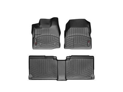 Forro de piso WeatherTech para Chevrolet Equinox 2012-2017 - primera y segunda fila, negro Foto 1 de 4