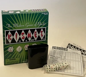 Vintage Kismet Colored Dice The Modern Game of Yacht by Endless Games Complete - Picture 1 of 7