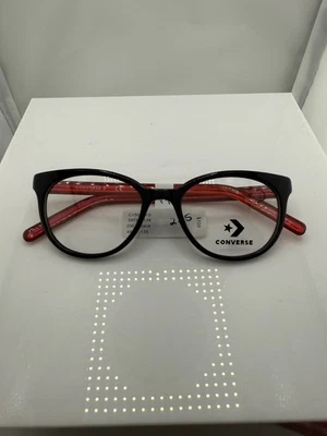 Converse CV5028Y 001 Black Rose Eyeglasses Frame 48-17-135 NWT - Image 1 of 4