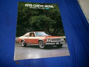 Chevrolet Nova Prospekt 1978 vom Händler - Bild 1 von 1