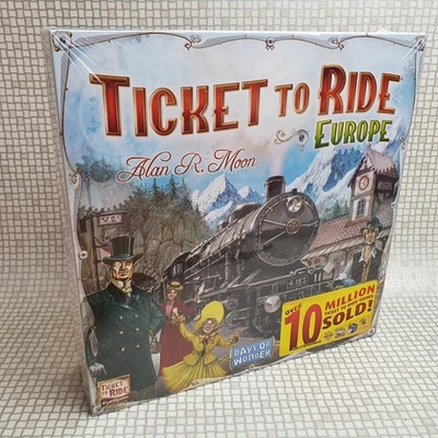 Ticket to Ride Europe / Board Game / Ages 8+ By Days of Wonder New & Sealed - Image 1 of 4