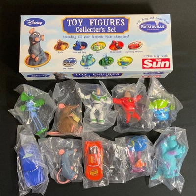 Disney Toy Figures Toy Story Cars Bugs Life Monsters Inc X10 SEALED BOXED 1990’s - Image 1 of 4
