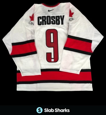 CAMISETA DE HOCKEY FIRMADA POR SIDNEY CROSBY EQUIPO CANADÁ CERTIFICADO DE AUTENTICIDAD FRAMEWORTH Foto 1 de 4