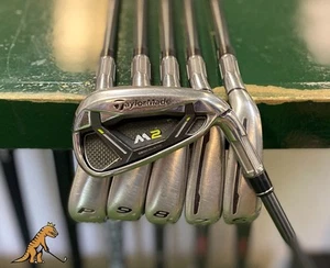 Used RH TaylorMade M2 Iron Set 5-PW Graphite 65g Graphite Regular Flex - Picture 1 of 19