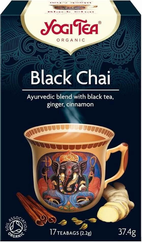  SCHWARZER CHAI-TEE MIT INGWER UND ZIMT BIO (17 x 2,2 g) – YOGI-TEE - Bild 1 von 1