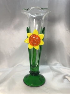 Celebrations Bubble Glas 3D Sonnenblumen Vase - Bild 1 von 8