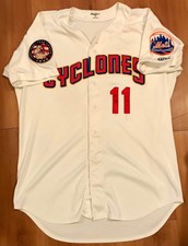 Brooklyn Cyclones Game used Jersey Holderman  NY Met Size 46
