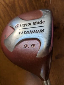 TaylorMade Titanium 9.5* Driver RH Bubble Shaft R-80 Plus Reg Graphite - Picture 1 of 9