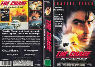 The Chase - Die Wahnsinnsjagd - Charlie Sheen, Ray Wise - (VHS Cassette) - Bild 1 von 3