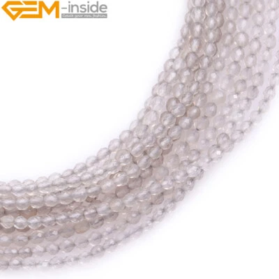 AAA Grade Natural Assorted Gemstones Faceted Tiny Beads For Jewelry Making 15" - Изображение 1 из 4