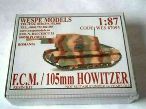 1:87 F.C.M / 105mm HOWITZER Wespe Models- resin kit 87095 - Picture 1 of 1