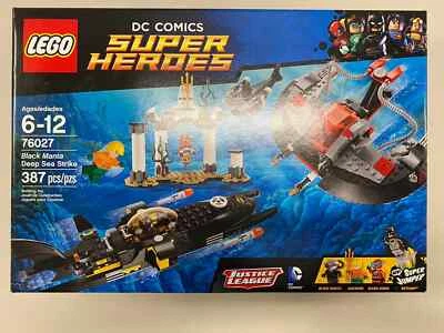 LEGO DC Comics Super Heroes: Black Manta Deep Sea Strike 76027 2015 retirado Foto 1 de 2