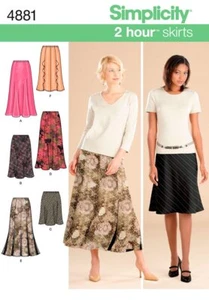 Simplicity Sewing Pattern 4881 Misses Skirts, HH (6-8-10-12) - Picture 1 of 3
