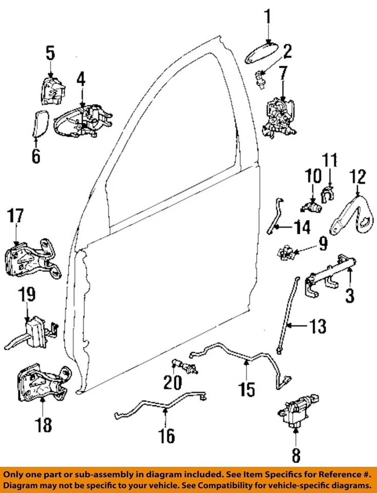 Motor actuador de bloqueo de puerta Saturn GM OEM 96-02 SL 22121338 Foto 1 de 1