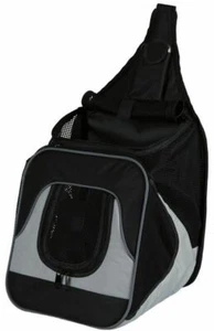 Trixie 28941 Fronttasche Savina, Nylon, schwarz/grau, 30×33×26 cm - Bild 1 von 2