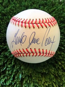 GERALD PERRY NOME COMPLETO FIRMATO NATIONAL LEAGUE BASEBALL CARDINALS ROYALS BRAVES - Foto 1 di 2