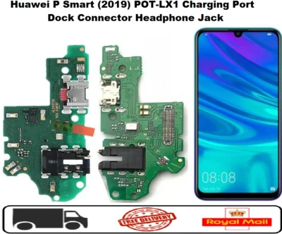 Huawei P Smart (2019) POT-LX1 Charging Port Dock Connector Headphone Jack