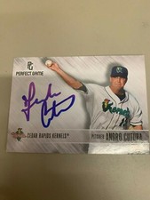 Andro Cutura 2016 Signed Cedar Rapids Kernels Team Card