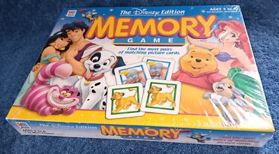 Milton Bradley 2002 NEW Disney Edition Memory Game Hasbro USA Matching NO Readin - Image 1 of 4