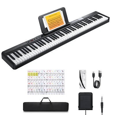 Donner DEP-1 Digital Piano Keyboard 88 Key Full Size + Carry Bag Sustain Pedal - Image 1 of 4