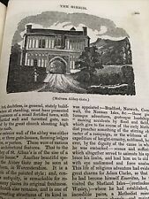 Antique Prints 1834 - MALVERN Abbey