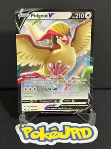 Pokémon TCG Pidgeot V Sword & Shield - Lost Origin 137/196 Holo Ultra Rare - Picture 1 of 1