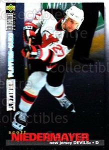 1995-96 Collectors Choice Players Club Platinum #3 Scott Niedermayer