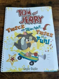 Tom and Jerry Licenziatario Guida Stile Cartoni Animati Animazione RARA con CD Colori Pastello - Foto 1 di 18