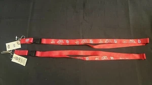 LOT OF 2 NWT MLB ST LOUIS CARDINALS LANYARD KEYCHAIN 24" LONG "BREAK AWAY" - Picture 1 of 1