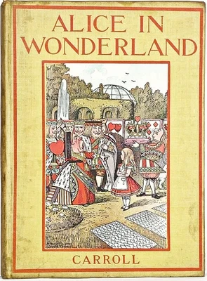 1911 Color ALICE IN WONDERLAND Lewis CARROLL Adventures Antique HUGO VON HOFSTEN Foto 1 de 4