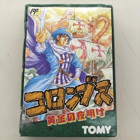 Famicom Software Model Columbus Dawn Of Gold Tomy FHb00