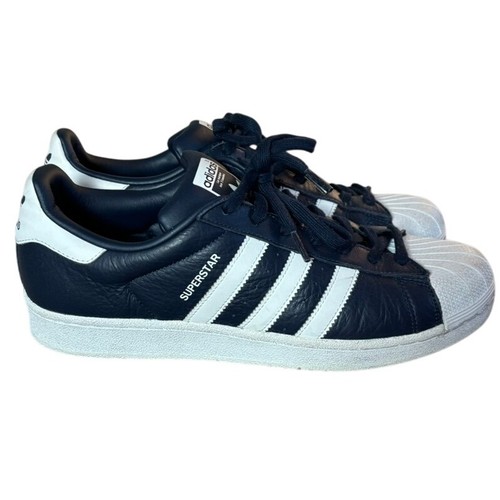 Adidas Originals Superstar Sneakers Shell Toe Uomo Taglia 10 Navy BB2239
