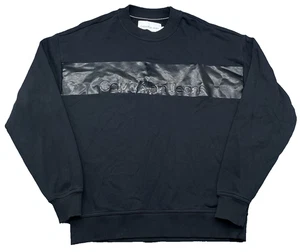 Sudadera Calvin Klein Jeans Para Hombre Mediana Jersey Negra Spellout En muy buena condición - Imagen 1 de 12