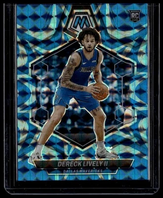 2023-24 Panini Mosaic #248 Dereck Lively II Reactive Blue - Image 1 of 2