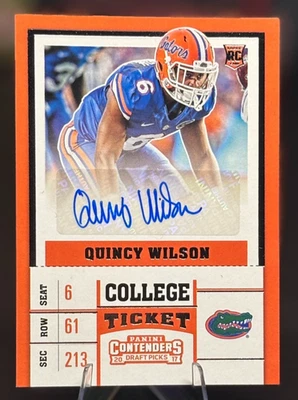 2017 Panini Contenders - Rookie Ticket Quincy Wilson #111 (AU, RC) - Image 1 of 2