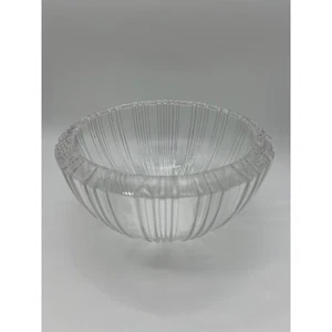 Tiffany & Company Roman Baccarat Daum Lalique Clear Atlas Crystal Bowl Decor - Picture 1 of 8