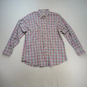 Peter Millar Shirt Mens XL Purple Blue White Check Long Sleeve Button Up - Picture 1 of 8