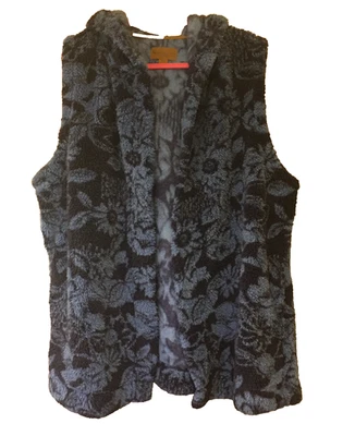 Chaleco sin mangas Koolaburra by UGG acogedor Sherpa frente abierto con capucha talla 2X Foto 1 de 4