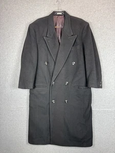 Paul Rodon Overcoat Mens 40 Wool Cashmere Blend Long Double Breasted Classic Coa - Picture 1 of 13