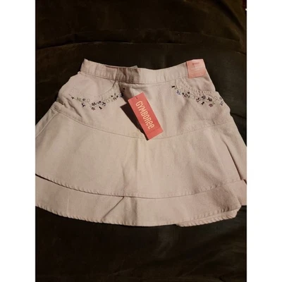 Gymboree Vintage Invierno Princesa Rosa Cordón Falda Talla 8 Nuevo Con Etiquetas Foto 1 de 2