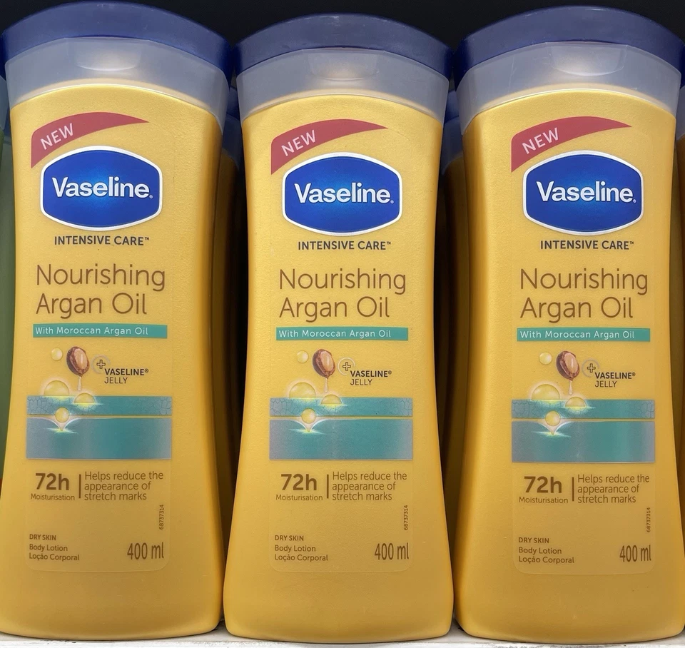 Vaseline Nourishing Argan Oil Vaseline Body Lotion 13.5oz (400ml)