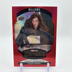 2022 Upper Deck Marvel Allure Red Prism #4 Scarlett Johansson as Black Widow - Bild 1 von 2