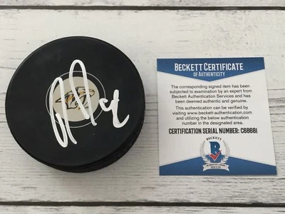 Ryan Johansen Signed Autographed Nashville Predators Puck Beckett BAS COA c - Image 1 of 2