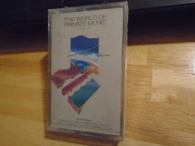 SEALED RARE OOP Private Music CASSETTE TAPE new age YANNI Patrick O'Hearn Azuma - Image 1 of 2