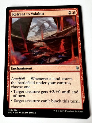 MTG MagicThe Gathering Battle for Zendikar Retreat to Valakut  Uncommon LP - Image 1 of 2