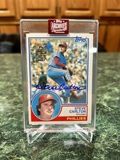 2023 Topps Archives Signature Series Retired Steve Carlton. #’d 09/16 Sealed