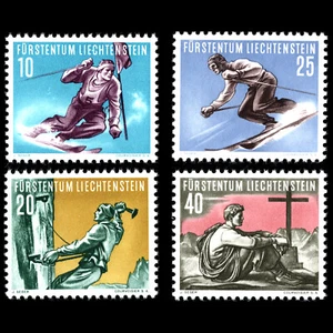 Liechtenstein 1955 - Winter Sports - Sc 289/92MNH - Picture 1 of 2