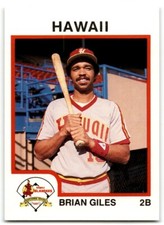 1987 ProCards Brian Giles Hawaii Islanders #192