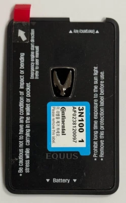 Hyundai Equus Smart Keyfob Keycard OEM SY5VICFNA433-MINT!! - Image 1 of 2